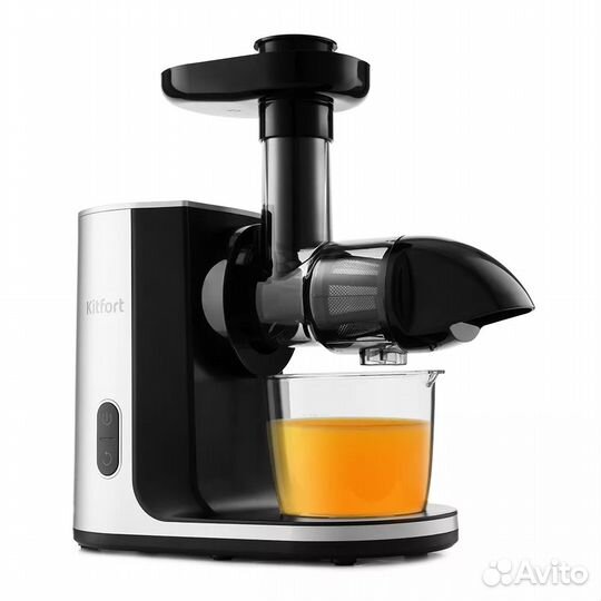 Соковыжималка шнековая Kitfort кт-1125, черный