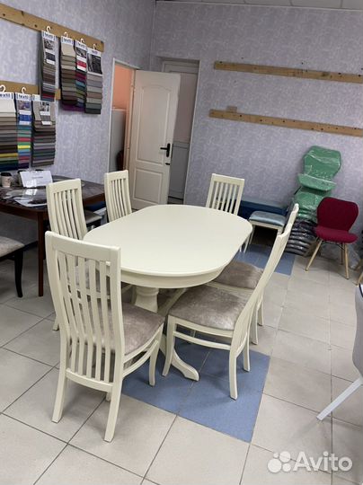 Стулья и столы из массива бук