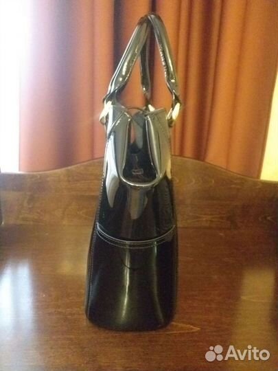 Сумка женская натуральная лаковая кожа RiaRosa