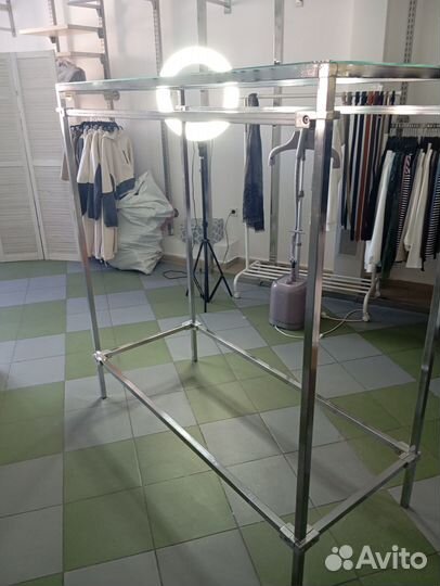 Рейлы вешало напольное б/у для одежды