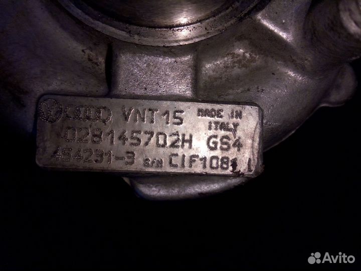 Турбина 1.9 TDI Audi A4 / Audi A6 / VW Passat