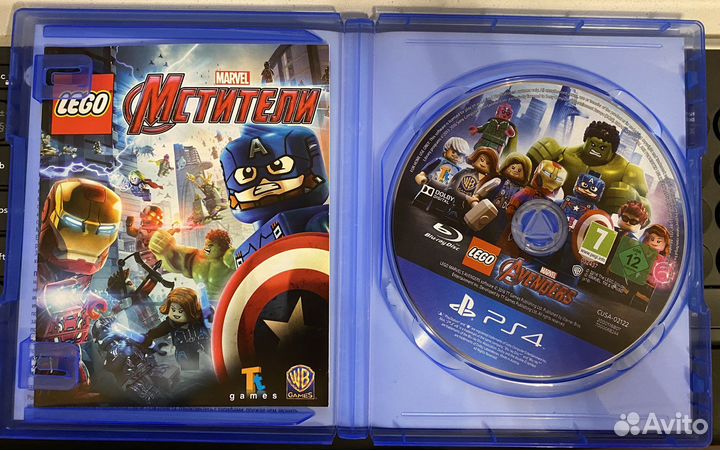 Игра на ps4 lego Мстители