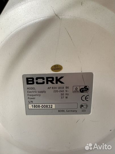 Очиститель воздуха bork