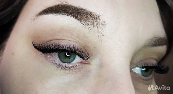 Наращивание ресниц, лами, оформление бровей