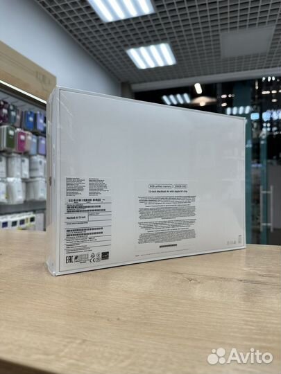 Новый MacBook Air M1 8/256GB Space Gray Ростест