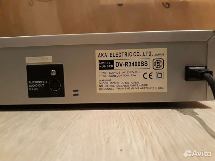 Домашний кинотеатр Akai dv-r3400ss