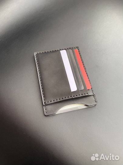 Картхолдер - кошелек из кожи под автодокументы
