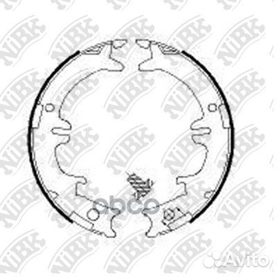 FN0567-nibk колодки ручника Toyota Avensis/Pre