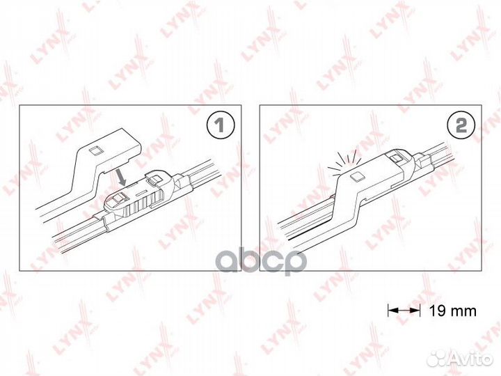 Щетка стеклоочистителя 700-mm MAN Truck merce