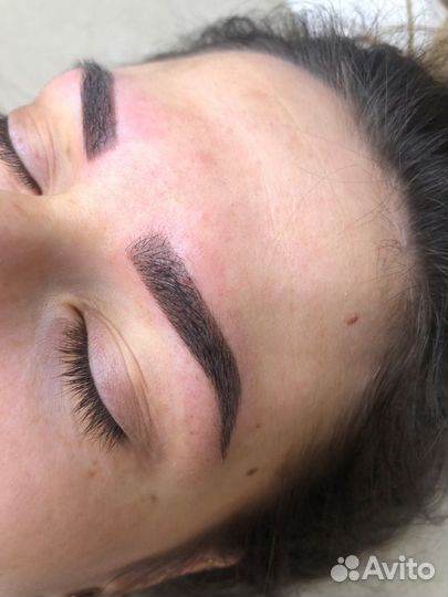 Перманентный макияж бровей губ и век татуаж
