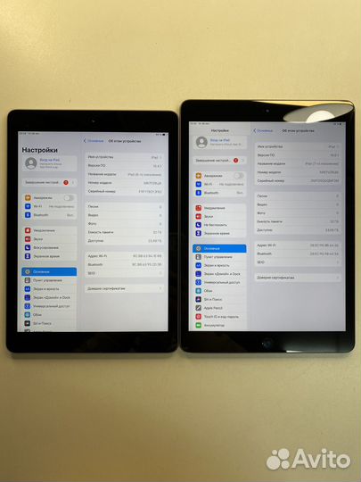 Планшеты Apple iPad Air2, 7, 6, 5 поколений