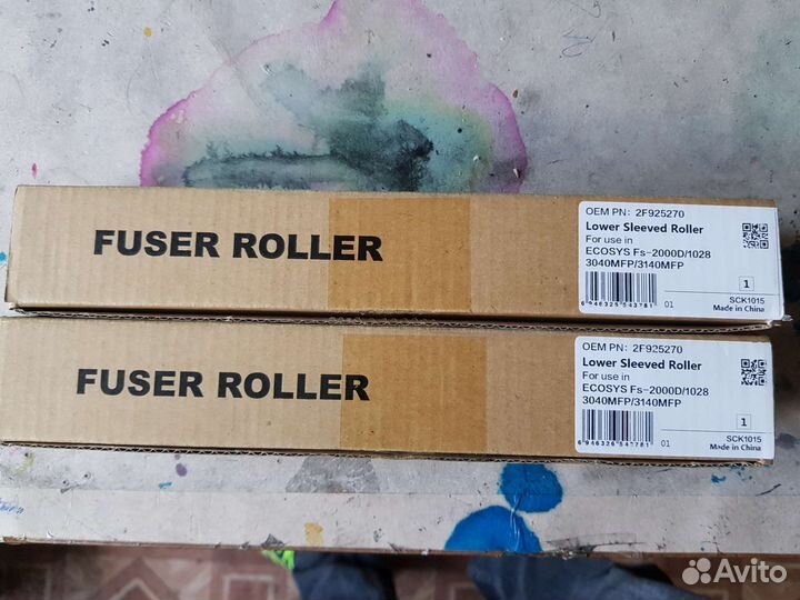 Резиновый и тефлоновый валы Kyocera fs2000/2100