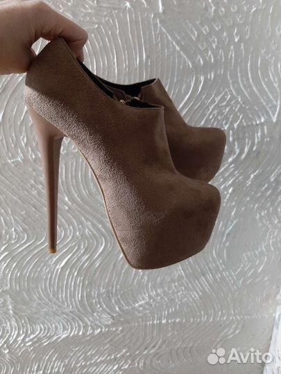 Ботильоны туфли женские на высоком каблуке