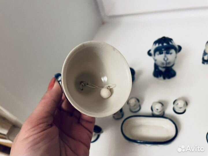 Коллекция фигурок гжели