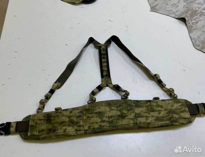 Боевой пояс с баллистической защитой и лямками Бр1