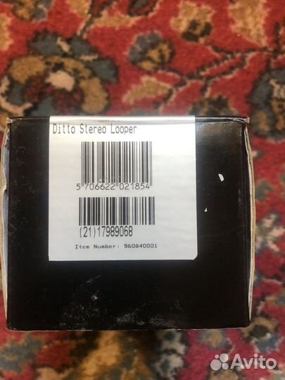 Tc electrinuc Ditto stereo looper