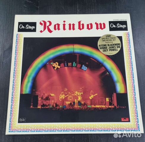 Rainbow On Stage LP оригинал Germany