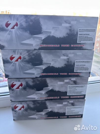Цветные картриджи новые для HP Color Laser Jet при