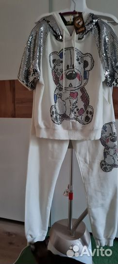 Спортивный костюм со стразами(Турция)