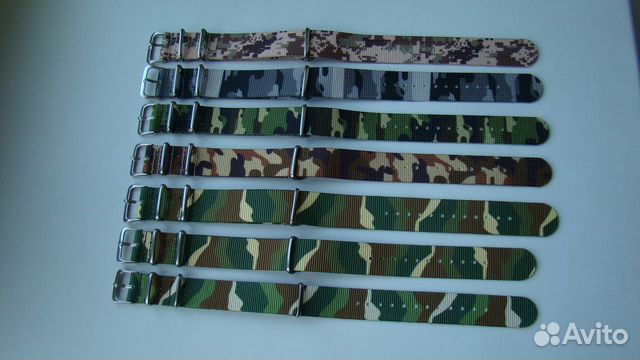 Новые нейлоновые ремни nato камуфляж