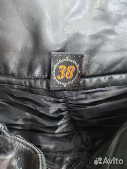 Мотоштаны кожаные