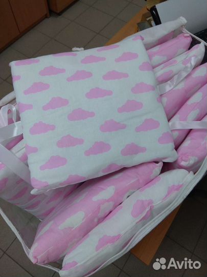 Новые бортики в кроватку