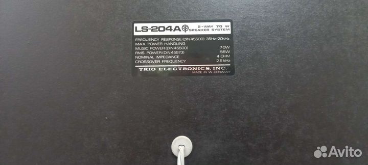 Колонки акустические Kenwood LS-204A,из Европы