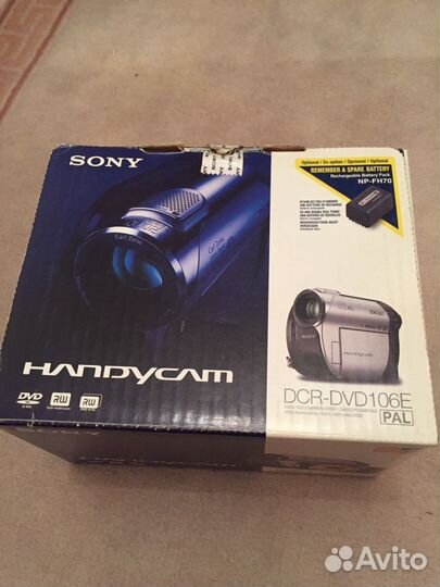 Видеокамера Sony DCR-DVD106E