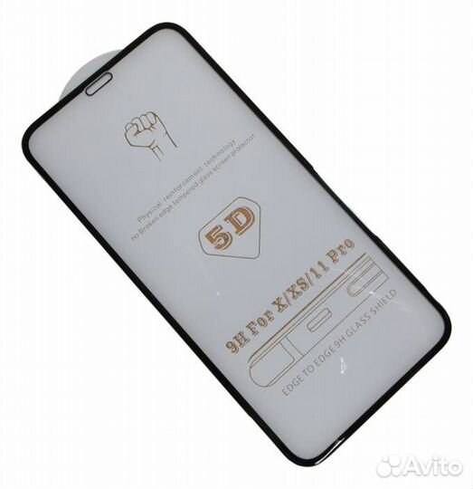 Защитное стекло 3D, олеофобное покрытие, для iPhon