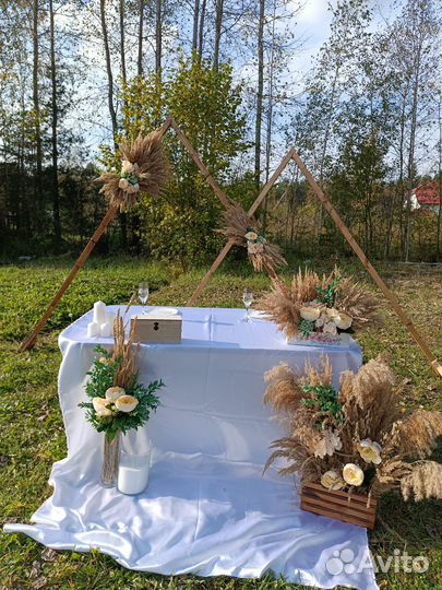 Декорации для свадьбы, арки,фото зона