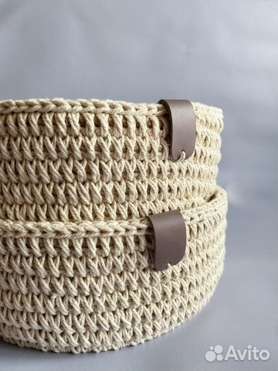 Корзинка из джута