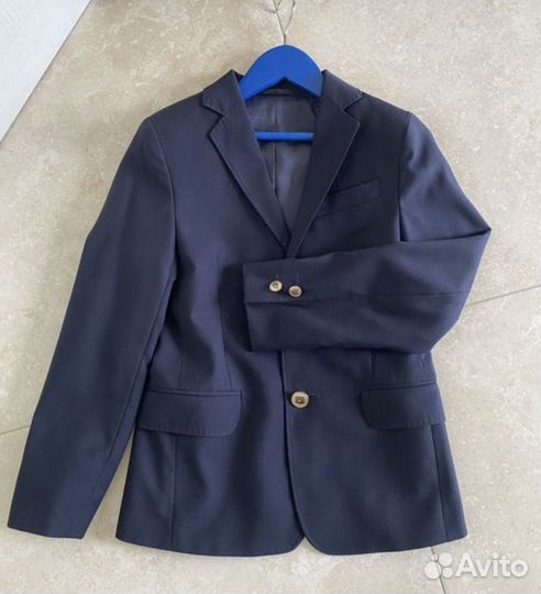 Пиджак школьный для мальчика 140