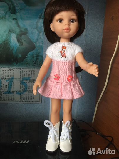 Вязаная одежда для куклы паолы могу продать