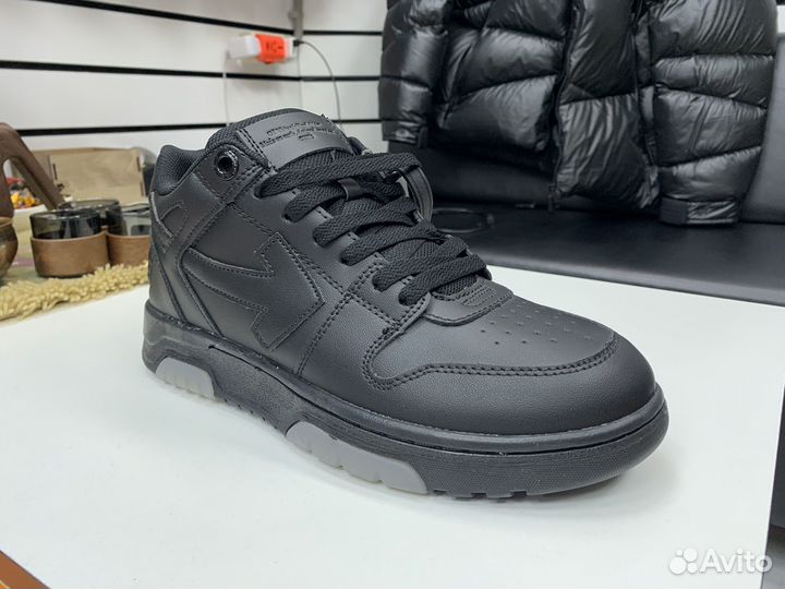 Кроссовки off white out of office black