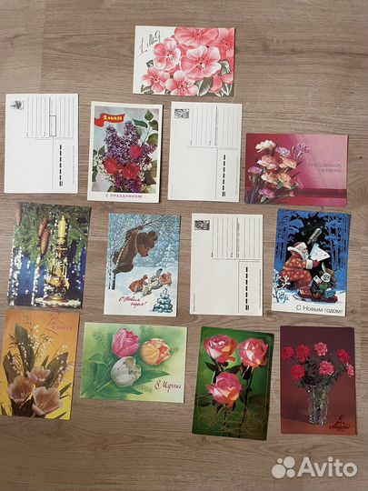 Почтовые карточки СССР открытки с 1979 по 1990