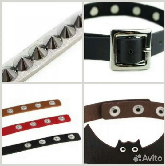 Чокер, браслет с шипами