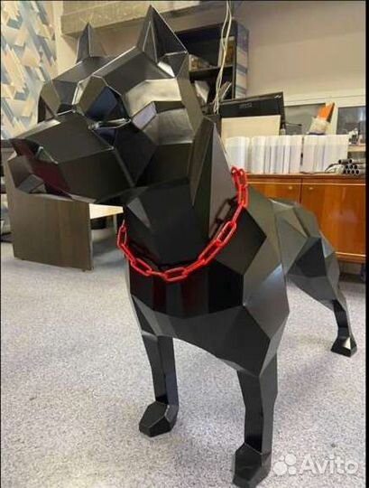 Полигональные фигуры из металла