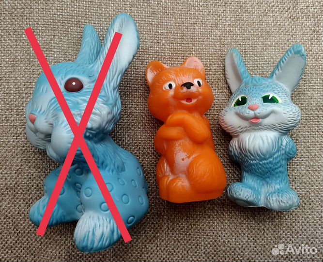 Игрушки СССР резиновые