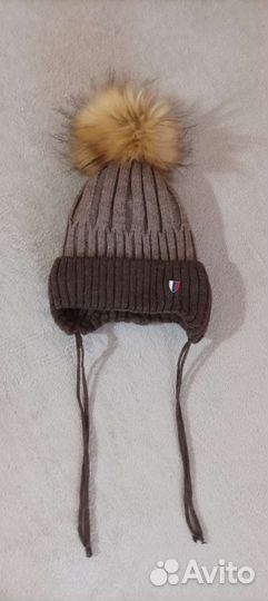 Шапка шлем для мальчика зима