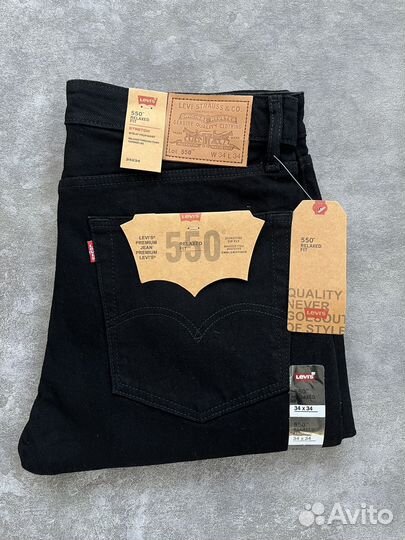 Levi's 550 Классика Новые Пакистан Black