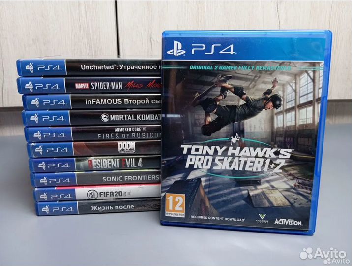 Tony Hawks Pro Skater1+2 PS4 (б/у)