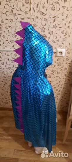 Накидка костюм дракона, без размера