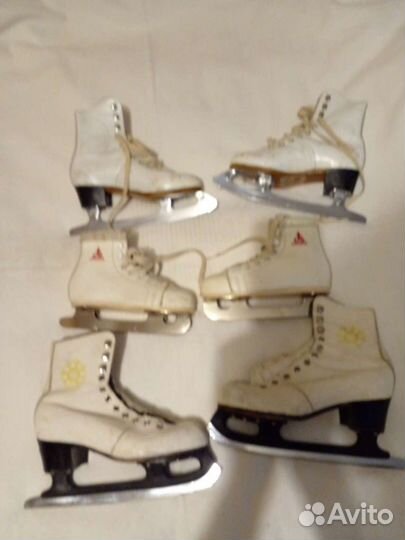 Коньки хоккейные, фигурные
