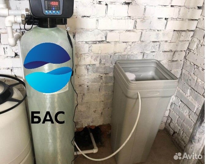 Очистка воды со скважины от железо, жесткости