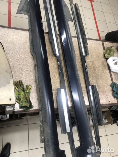 Накладка на порог Ауди А6. C5