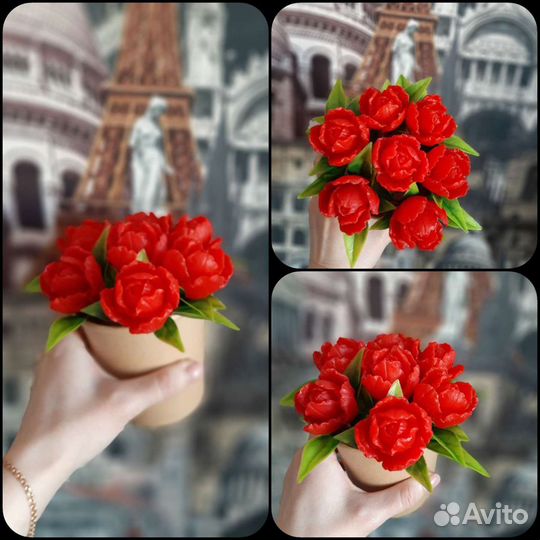 Букет из мыла ручной работы