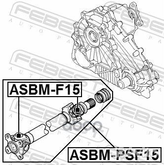 Крестовина кард.вала BMW X5 E70/F15/X6 E71/E72