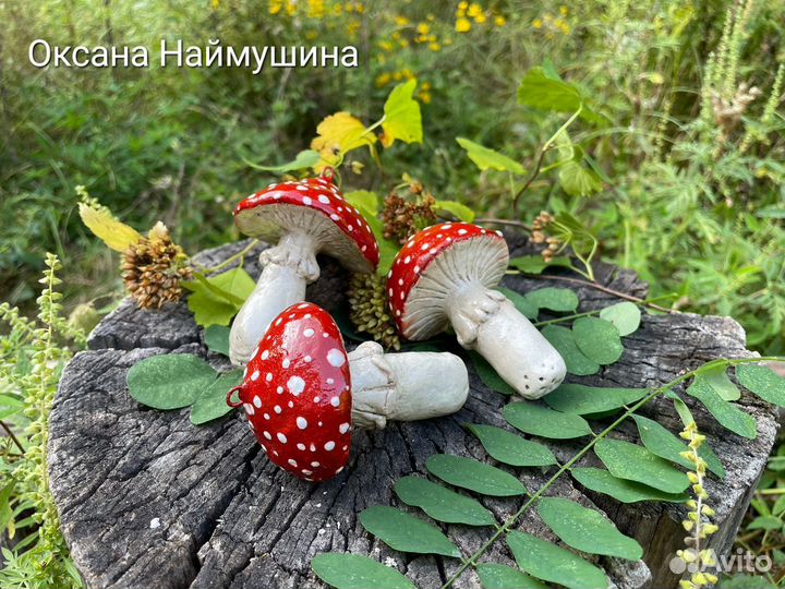 Гриб -Мухомор. игрушка на ёлку