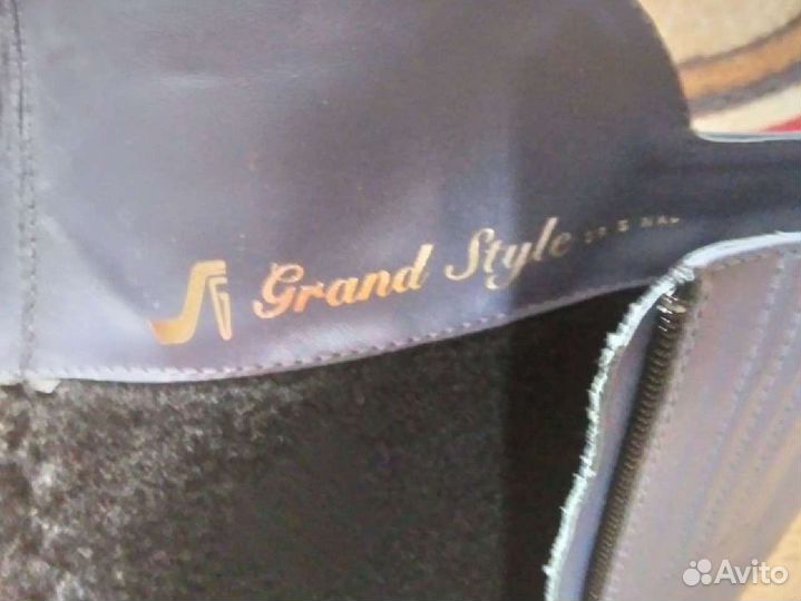 Сапоги кожаные