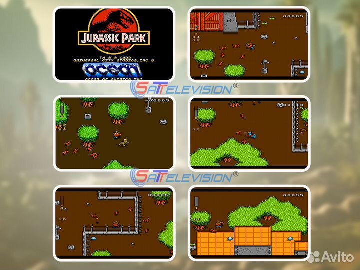 Картридж Dendy jurassic park